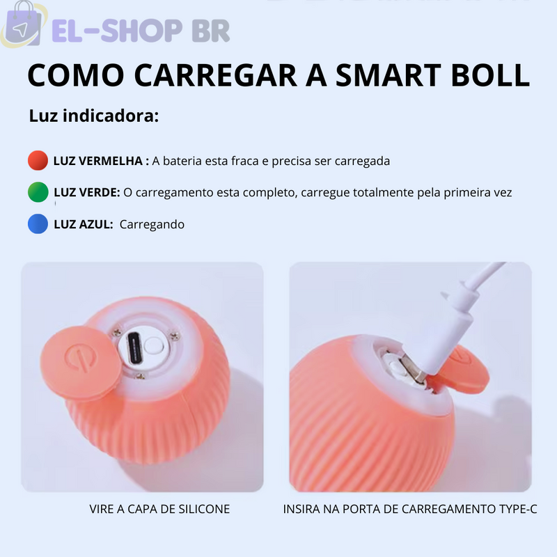 BALL SMART - BOLA INTERATIVA INTELIGENTE  PARA GATOS