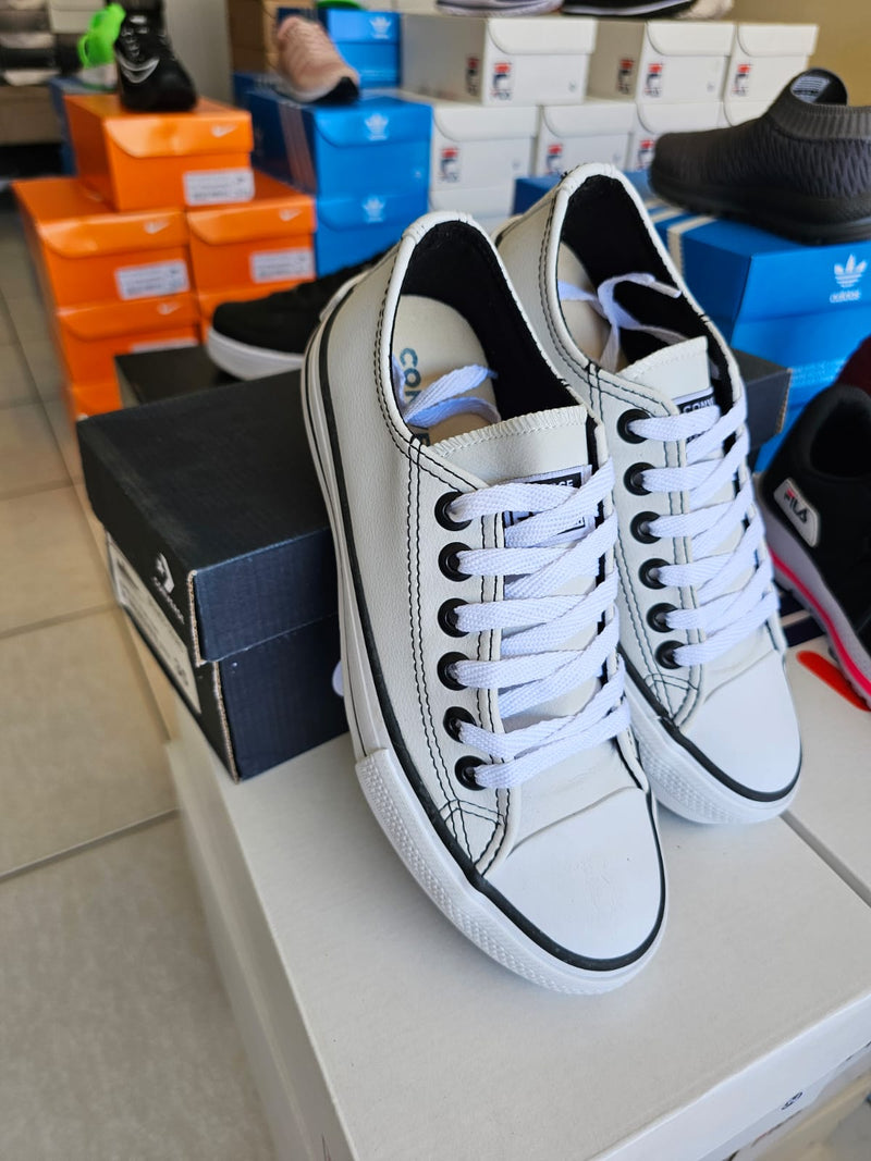 ALL STAR - LEATHER WHITE(Couro Branco)