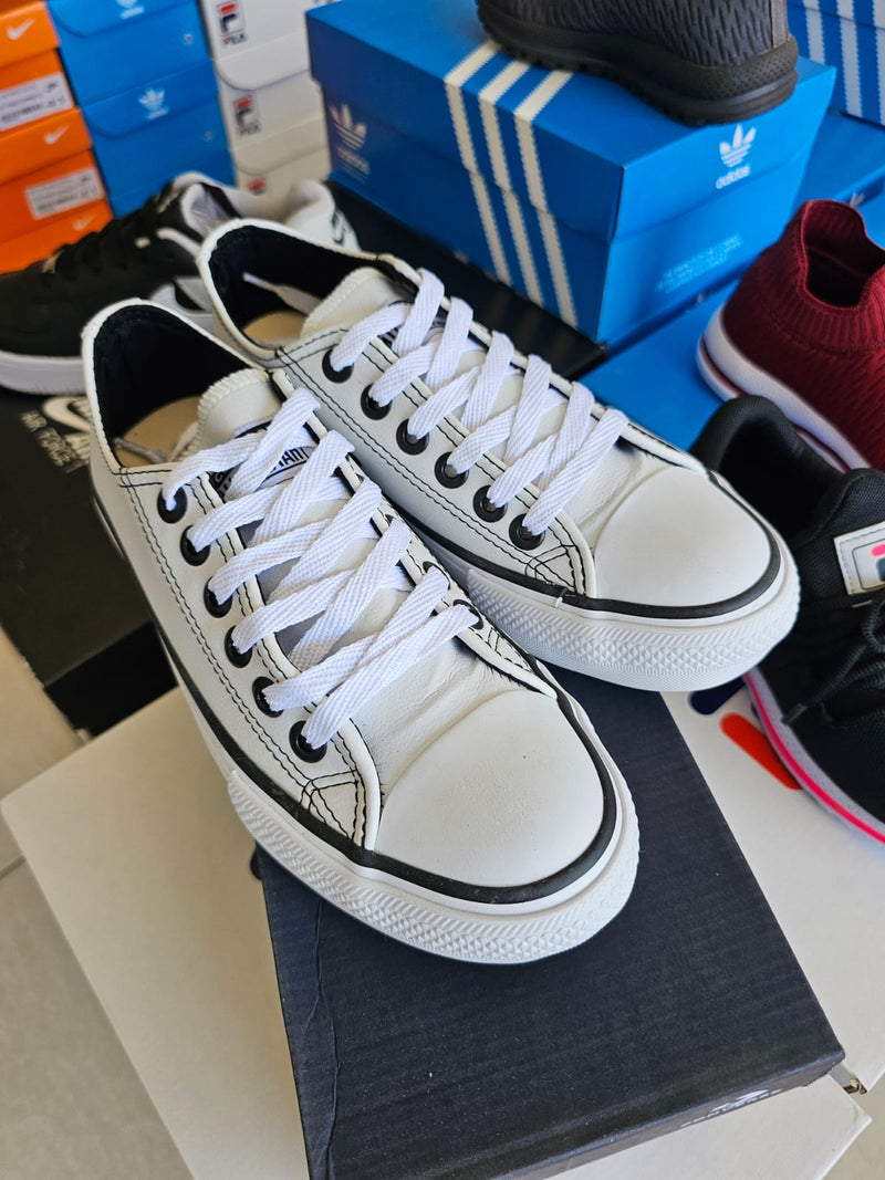 ALL STAR - LEATHER WHITE(Couro Branco)