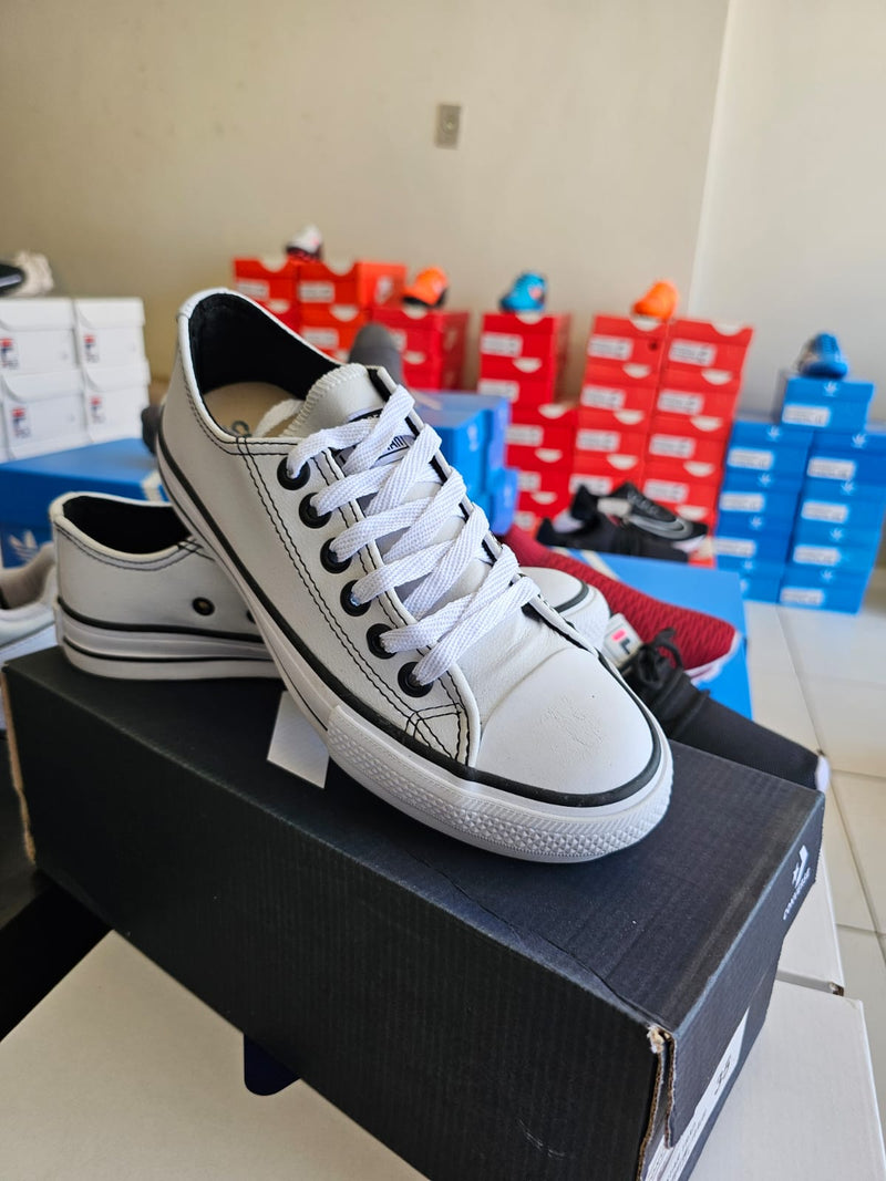 ALL STAR - LEATHER WHITE(Couro Branco)